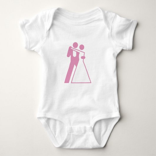 Int. voor Bride & Groom Romper (Voorkant)