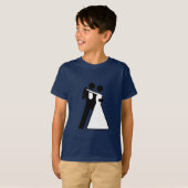 Int. voor Bride & Groom T-shirt (Voorkant volledig)
