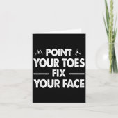 Int Your Toes Fix Your Face  Kaart (Voorkant)