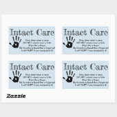 Intacte Care-sticker Rechthoekige Sticker (Vel)