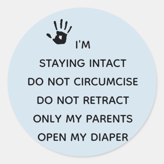 Intacte Stickers voor ziekenhuiszorg (Voorkant)