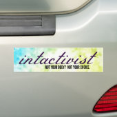 Intactivist Bumpersticker (Op auto)