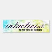 Intactivist Bumpersticker (Voorkant)