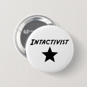 Intactivist Ronde Button 5,7 Cm (Voorkant /achterkant)