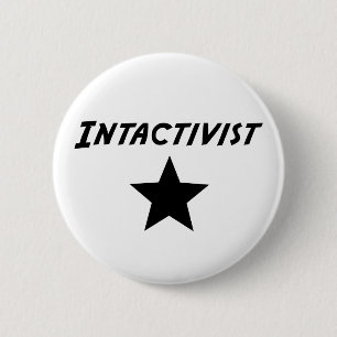 Intactivist Ronde Button 5,7 Cm