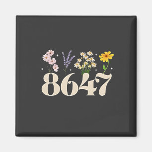 Intage 8647, Anti Trump, Floral Feminist, Subtiel Magneet