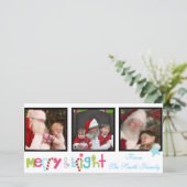 intagram Kerstmisphotocards Feestdagenkaart (Staand voorkant)
