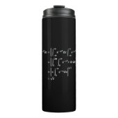 integrale berekening , wiskunde en wetenschap in d thermosbeker (Voorkant)