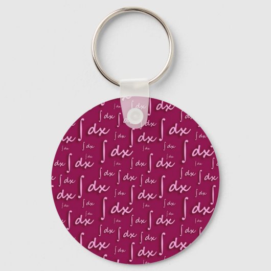 Integrale Wiskunde Red - Integrale Matemáticas Roj Sleutelhanger (Voorkant)