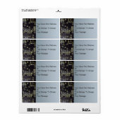 Integrated Circuit Board Naam Gift Label Bookplate (Full Sheet)