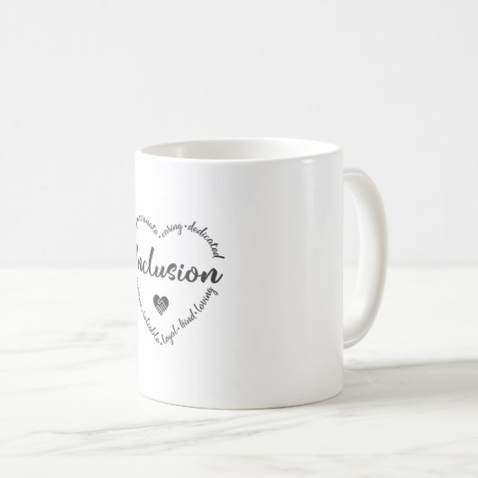 Integratie, diversiteitshart koffiemok (Voorkant rechts)