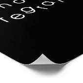 Integratie Inclusie Immigratie Gehandicapten niet  Poster (Hoek)