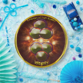 Integratiesymbool Art Papieren Bordje (Feest)