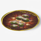 Integratiesymbool Art Papieren Bordje (Gekanteld)