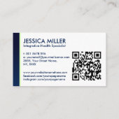 Integratieve Wellness - Functionele Geneeskunde Visitekaartje (Achterkant)