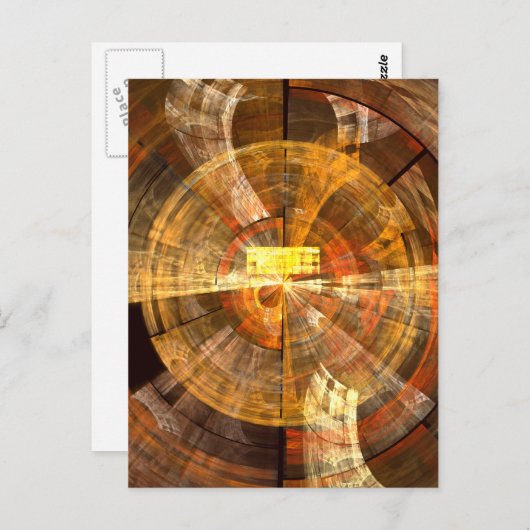 Integriteit Abstract Art Briefkaart (Voorkant / Achterkant)