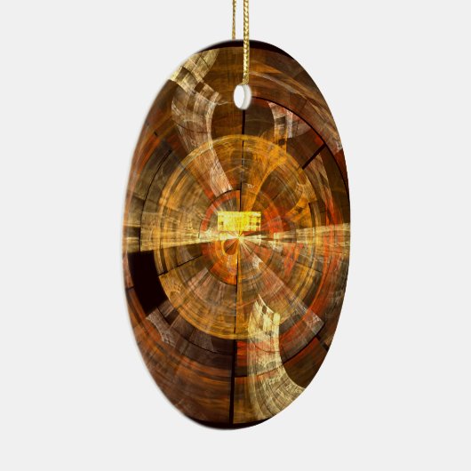 Integriteit Abstract Art Oval Ornament (Rechts)