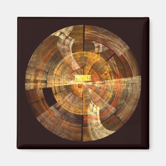 Integriteit Abstract Art Square Magnet (Voorkant)