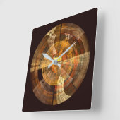 Integriteit Abstract Art Square Vierkante Klok (Hoek)