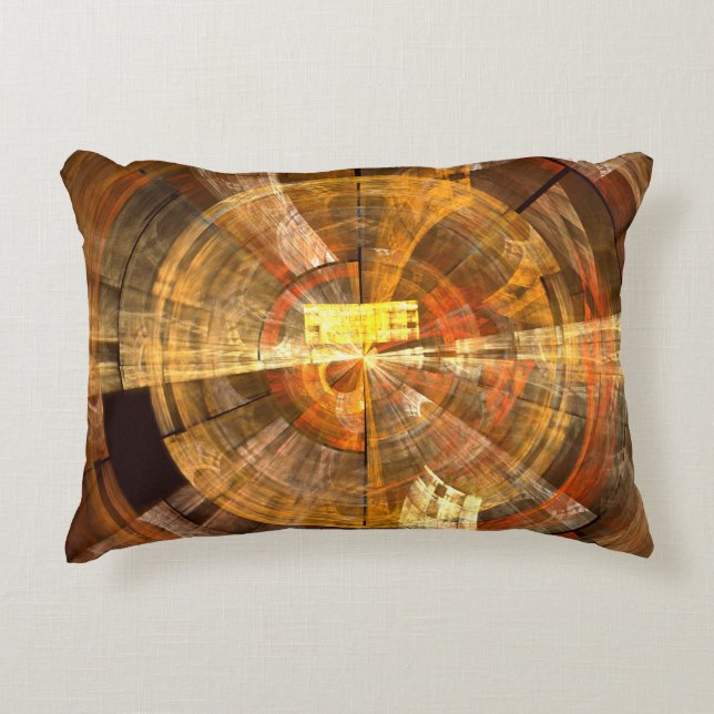Integriteit Abstracte Art Accent Pillow Kussen (Voorkant)