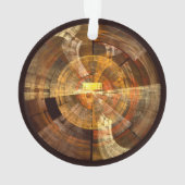 Integriteit Abstracte Art Acrylcirkel Ornament (achterkant)