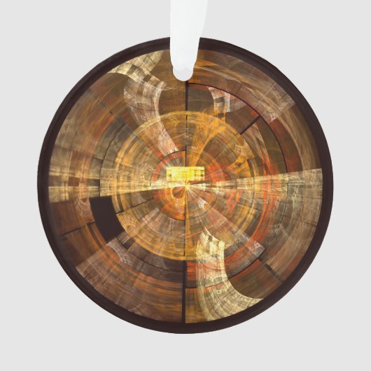 Integriteit Abstracte Art Acrylcirkel Ornament (voorkant)