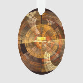 Integriteit Abstracte Art Acrylovaal Ornament (voorkant)