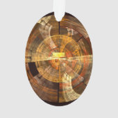 Integriteit Abstracte Art Acrylovaal Ornament (achterkant)