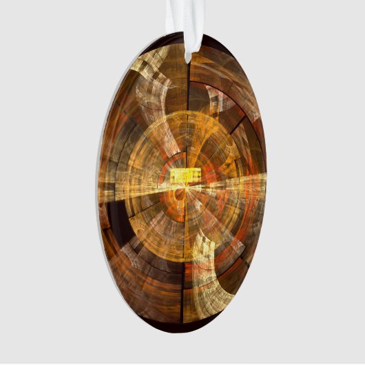 Integriteit Abstracte Art Acrylovaal Ornament (voorkant)