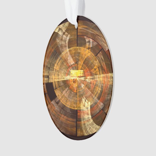 Integriteit Abstracte Art Acrylovaal Ornament (voorkant)