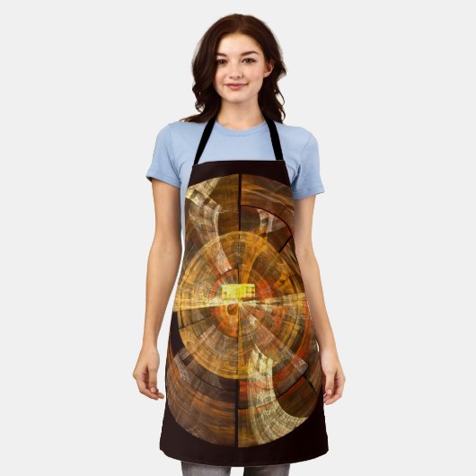 Integriteit Abstracte Art Apron Schort (Gedragen)