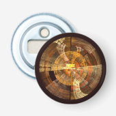Integriteit Abstracte Art Button Flesopener (Voorkant)