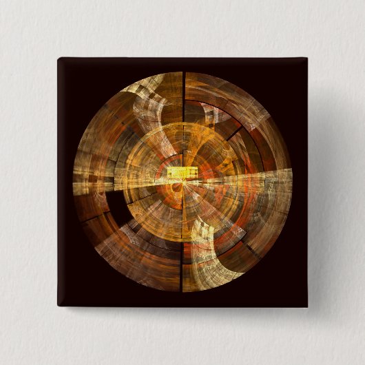 Integriteit Abstracte Art Button (vierkant) (Voorkant)