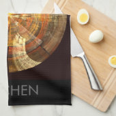 Integriteit Abstracte Art Kitchen Towel Theedoek (Quarter Fold)