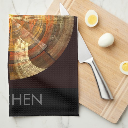 Integriteit Abstracte Art Kitchen Towel Theedoek (Quarter Fold)