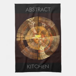 Integriteit Abstracte Art Kitchen Towel Theedoek