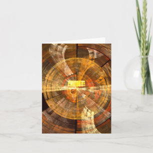 Integriteit Abstracte Art Note Card Kaart