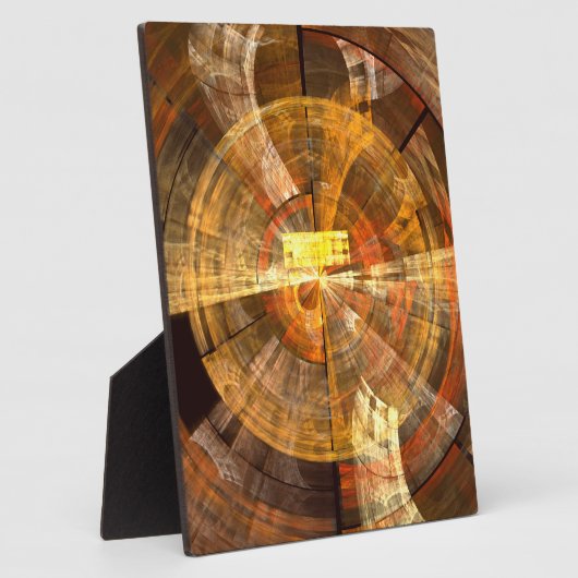 Integriteit Abstracte Art Plaque Fotoplaat (Zijkant)