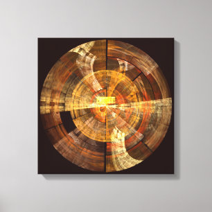 Integriteit Abstracte Art Quad Canvas Afdrukken