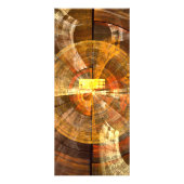 Integriteit Abstracte Art Rack Card Reclamekaart (Achterkant)