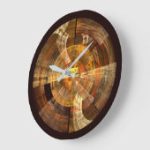 Integriteit Abstracte Art Round Grote Klok (Hoek)