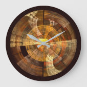 Integriteit Abstracte Art Round Grote Klok (Voorkant)