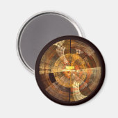 Integriteit Abstracte art Round Magnet (Voorkant / Achterkant)