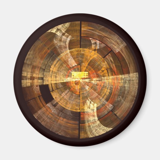 Integriteit Abstracte art Round Magnet (Voorkant)