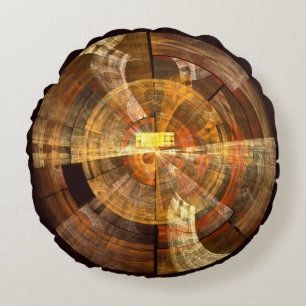 Integriteit Abstracte art Round Pillow Rond Kussen