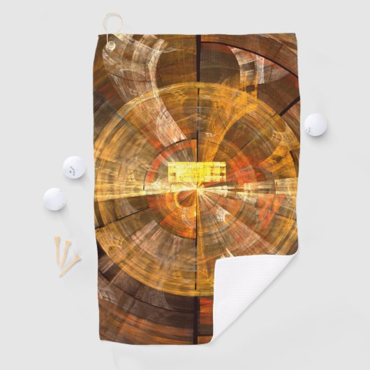 Integriteit Abstracte kunst Golfhanddoek (Insitu)