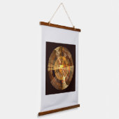 Integriteit Abstracte kunst Hangend Wandkleed (Gebogen)