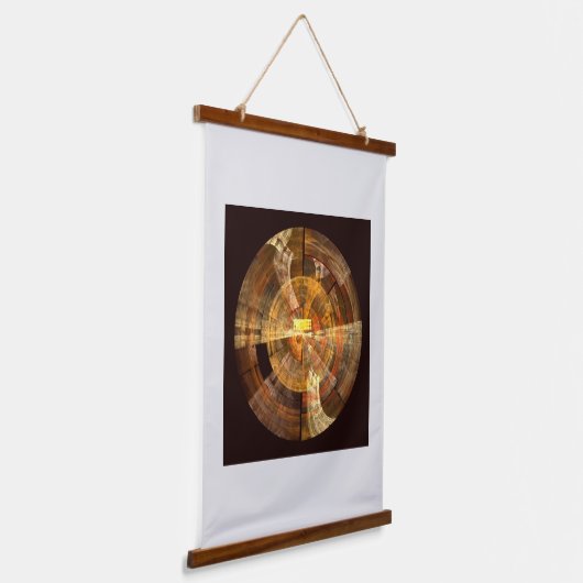 Integriteit Abstracte kunst Hangend Wandkleed (Gebogen)