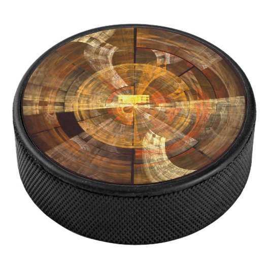 Integriteit Abstracte kunst Hockey Puck (3/4)
