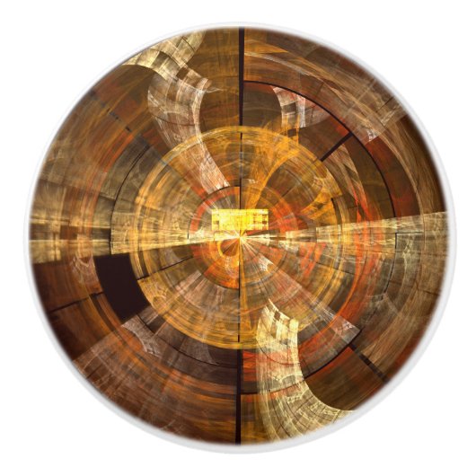 Integriteit Abstracte kunst Keramische Knop (Voorkant)